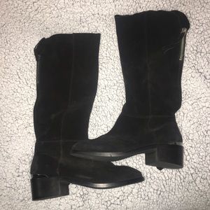 Suede Naughty Monkey mid calf boots